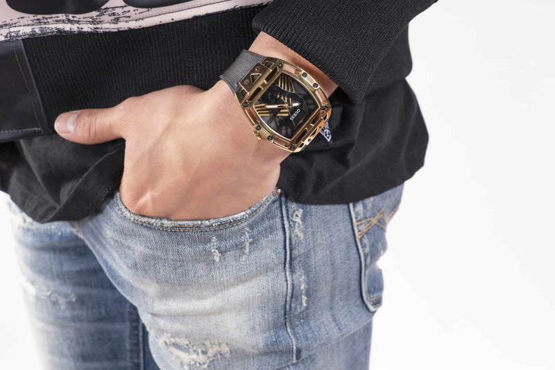 Guess Legend Champagne Round Dial Analog Men Watch Watch Guess