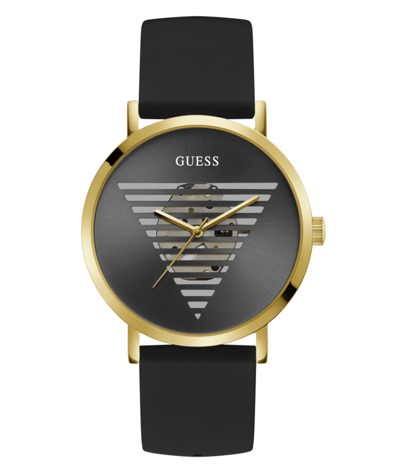 Guess Idol Gold Round Dial Analog Men Watch Watch Guess