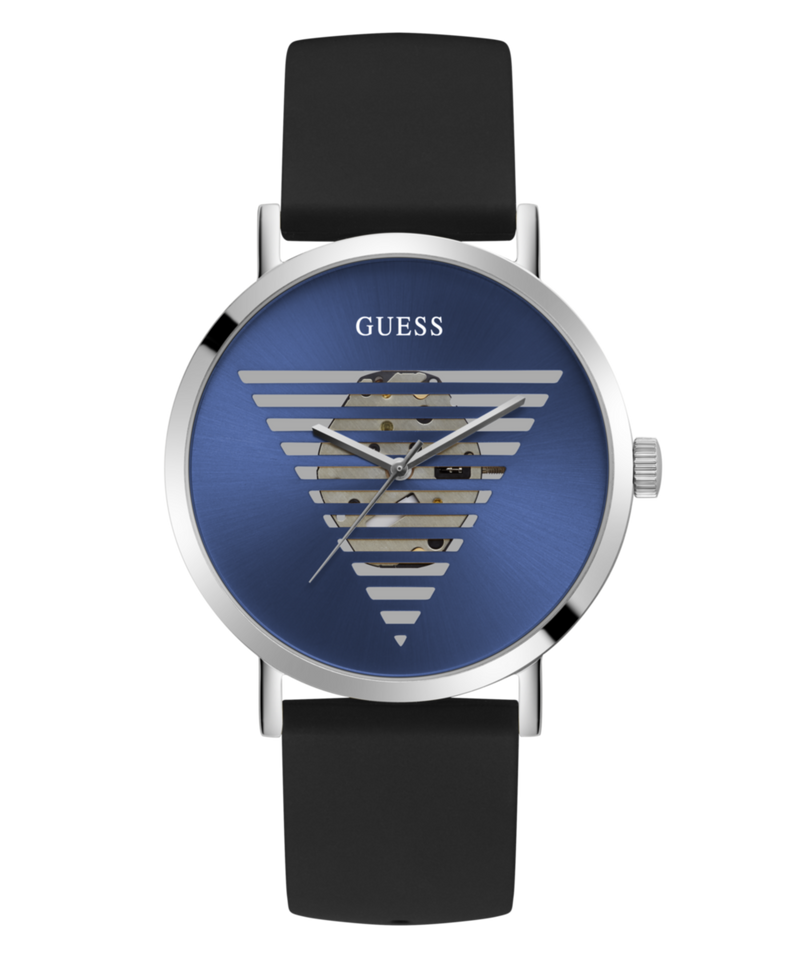Guess Idol Silver Round Dial Analog Men Watch Watch Guess