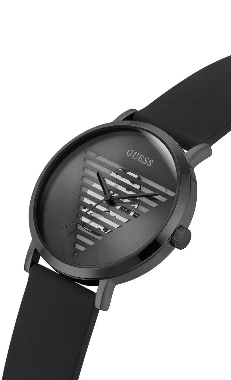 Guess Idol Black Round Dial Analog Men Watch Watch Guess
