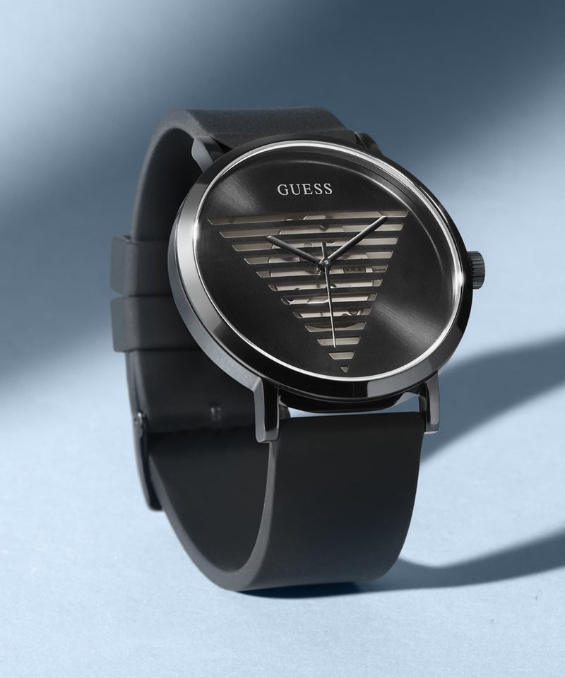 Guess Idol Black Round Dial Analog Men Watch Watch Guess