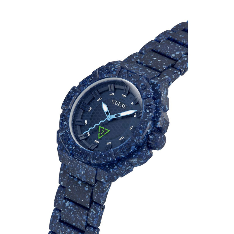 Guess Navy Round Dial Quartz Analog Unisex Watch Watch Guess