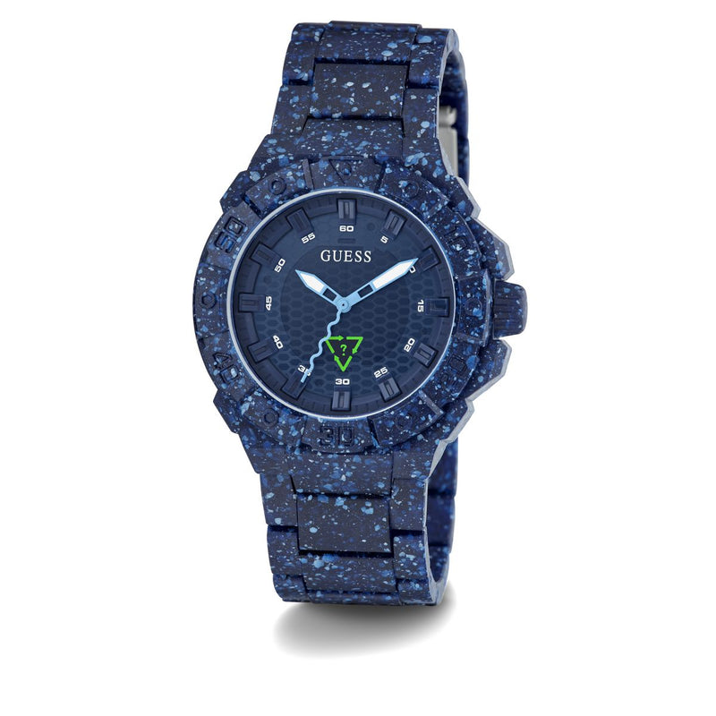 Guess Navy Round Dial Quartz Analog Unisex Watch Watch Guess
