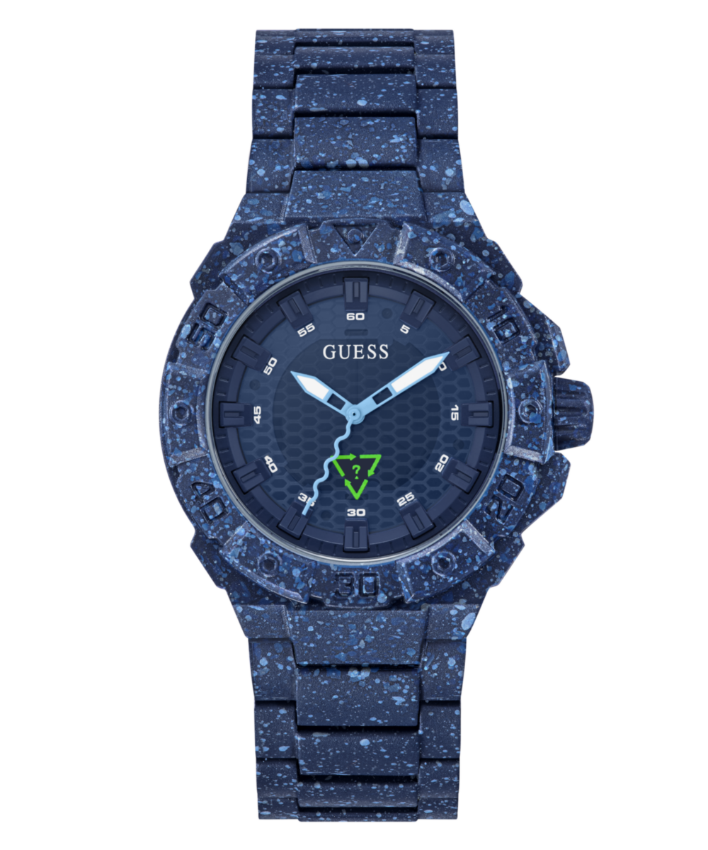 Guess Navy Round Dial Quartz Analog Unisex Watch