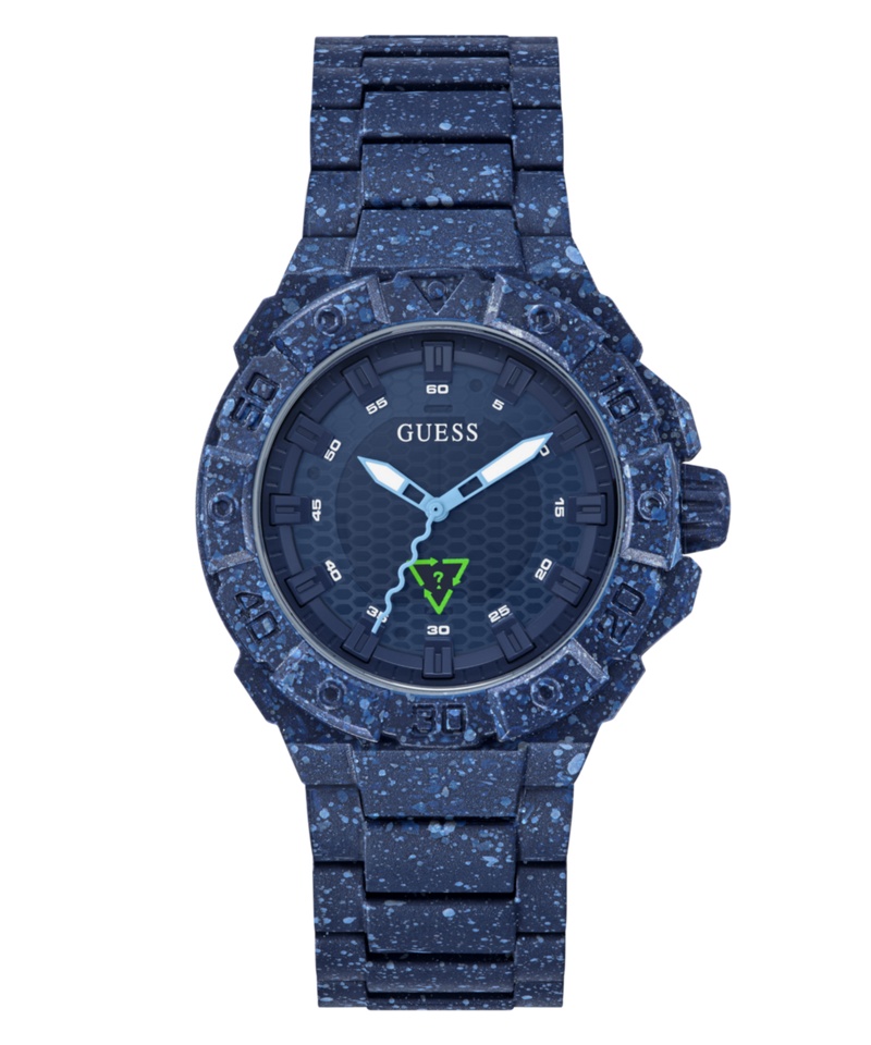 Guess Navy Round Dial Quartz Analog Unisex Watch Watch Guess