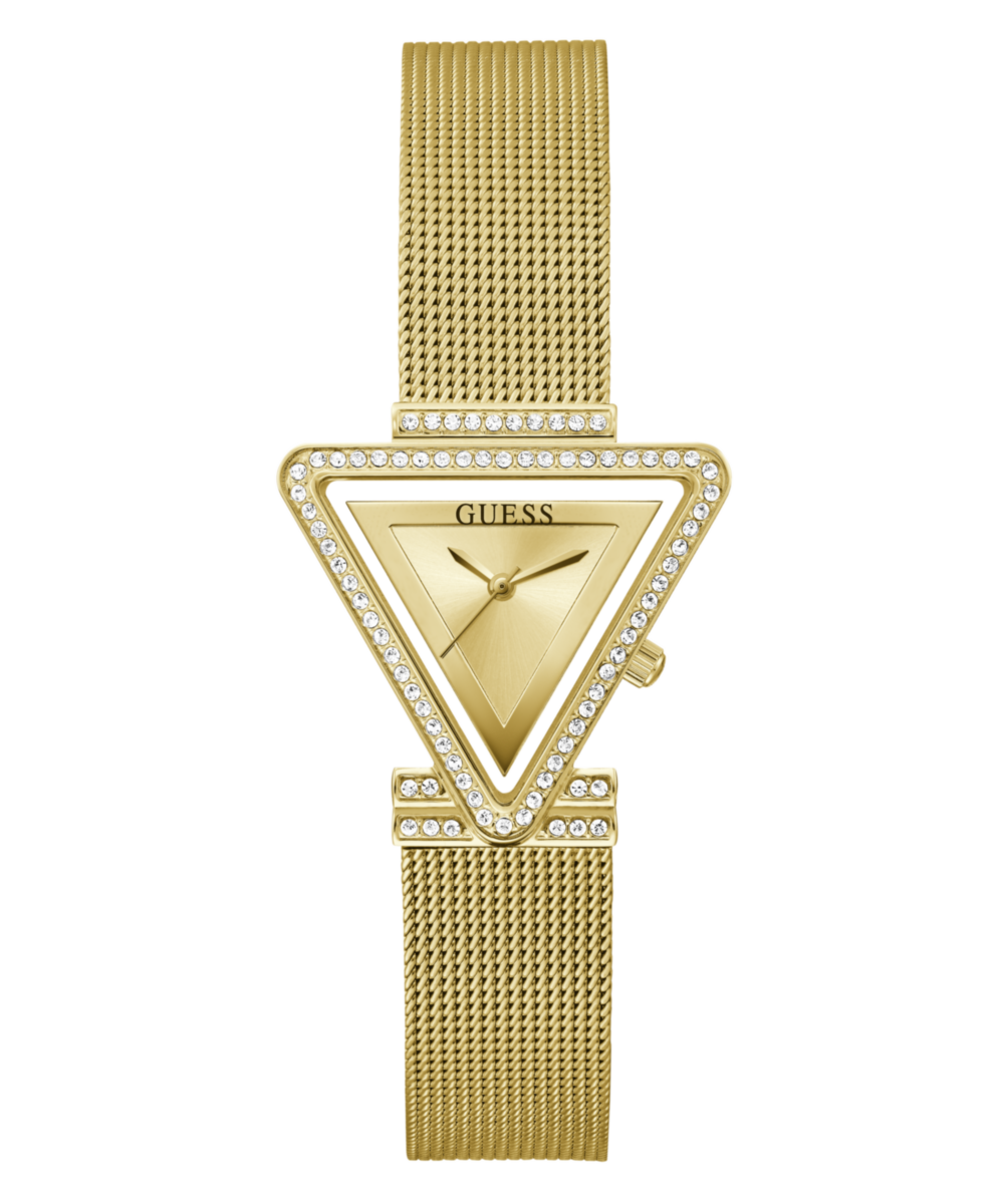 Guess Fame Champagne Triangle Dial Analog Women Watch