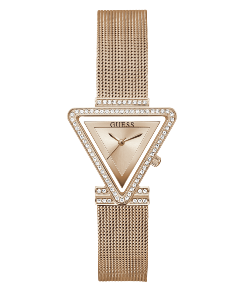 Guess Fame Rose gold Triangle Dial Analog Women Watch Watch Guess