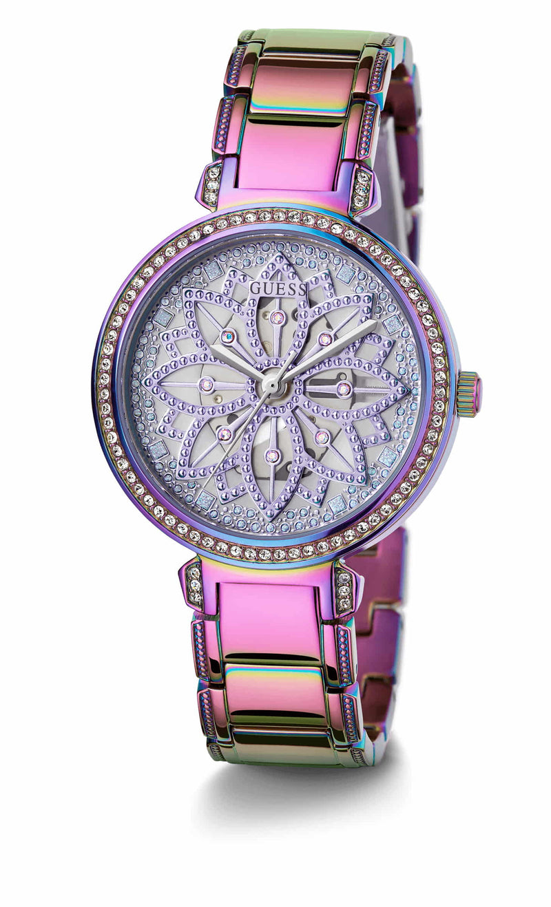 Guess Lily Iridescent Round Dial Analog Women Watch Watch Guess