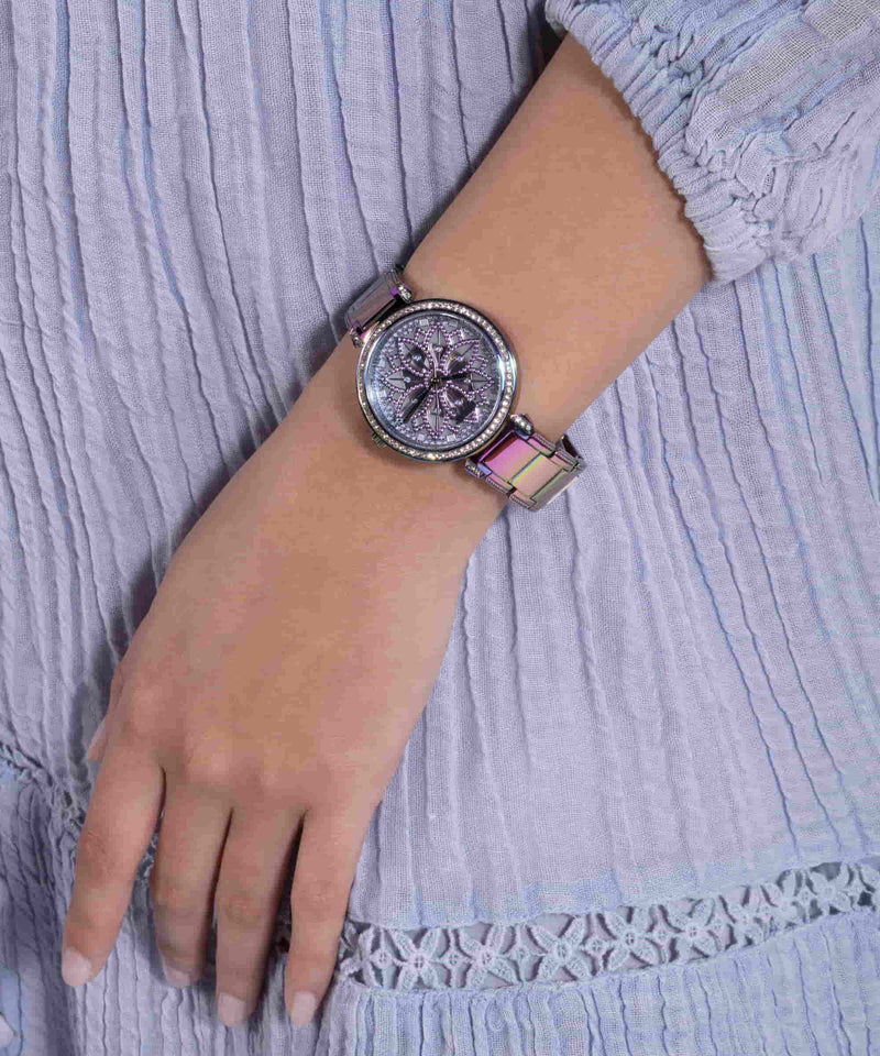 Guess Lily Iridescent Round Dial Analog Women Watch Watch Guess