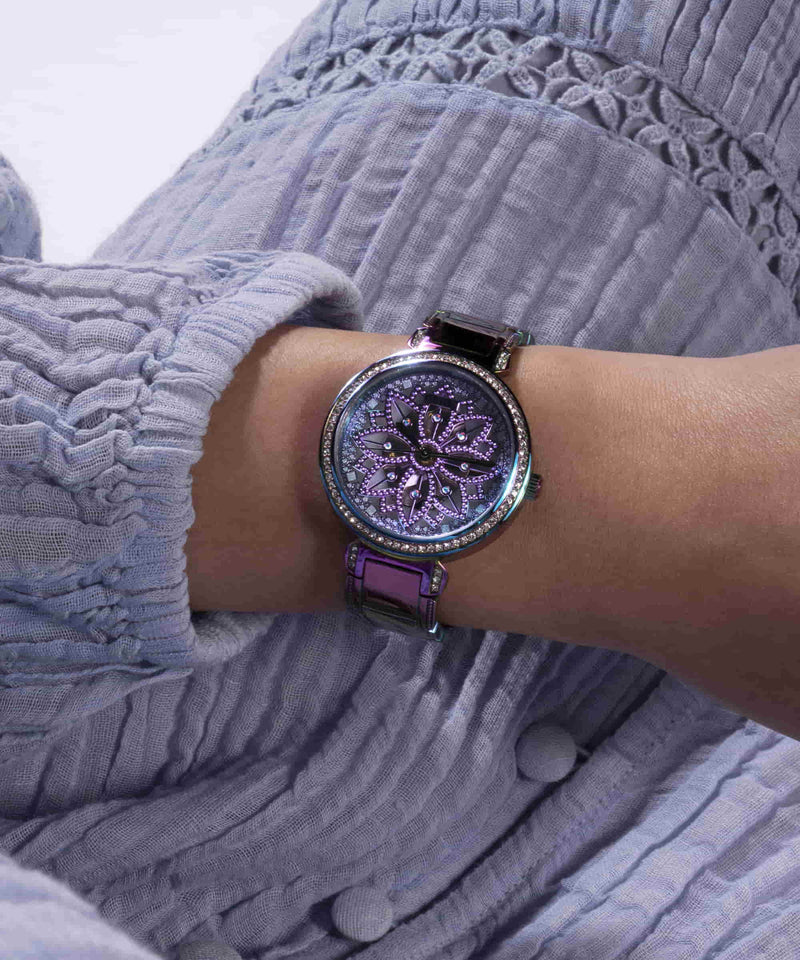 Guess Lily Iridescent Round Dial Analog Women Watch Watch Guess