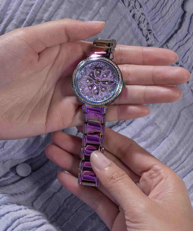 Guess Lily Iridescent Round Dial Analog Women Watch Watch Guess