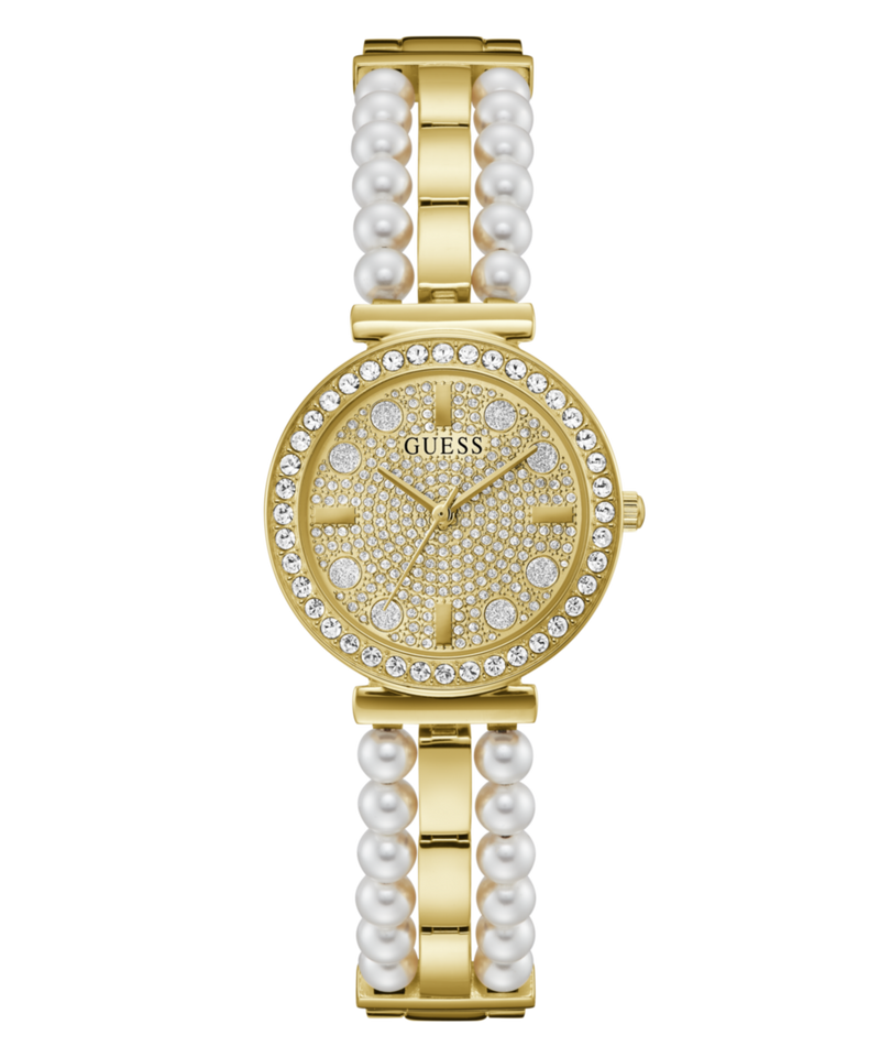Guess Gala Champagne Round Dial Analog Women Watch Watch Guess