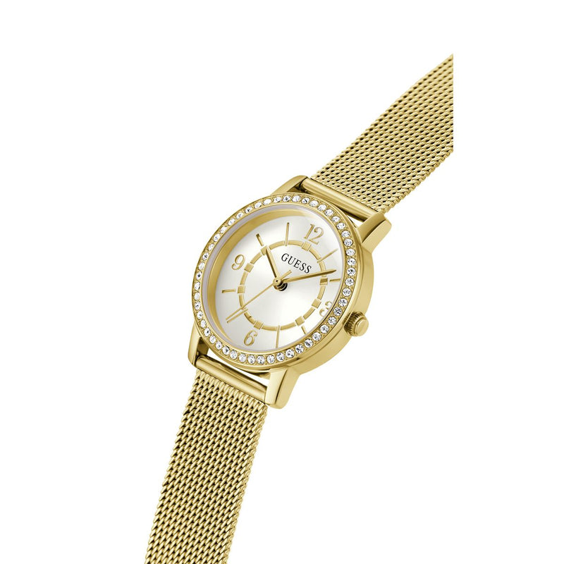 Guess Melody Gold Round Dial Analog Women Watch Watch Guess