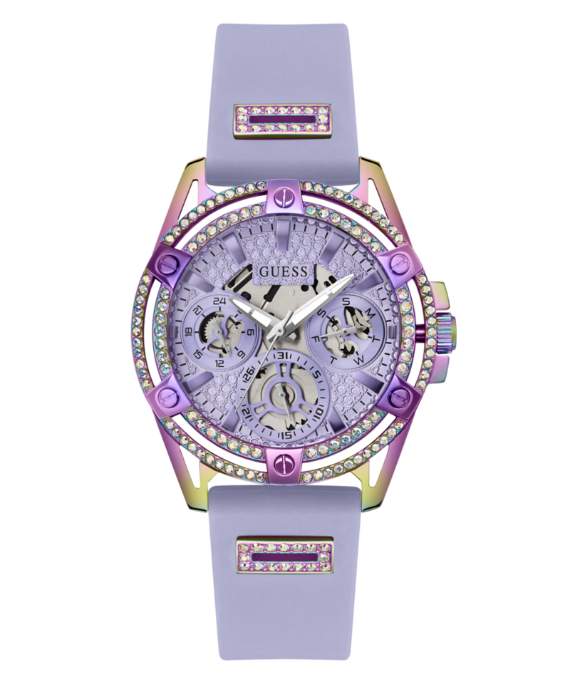 Guess Queen Iridescent Round Dial Multi-function Women Watch Watch Guess