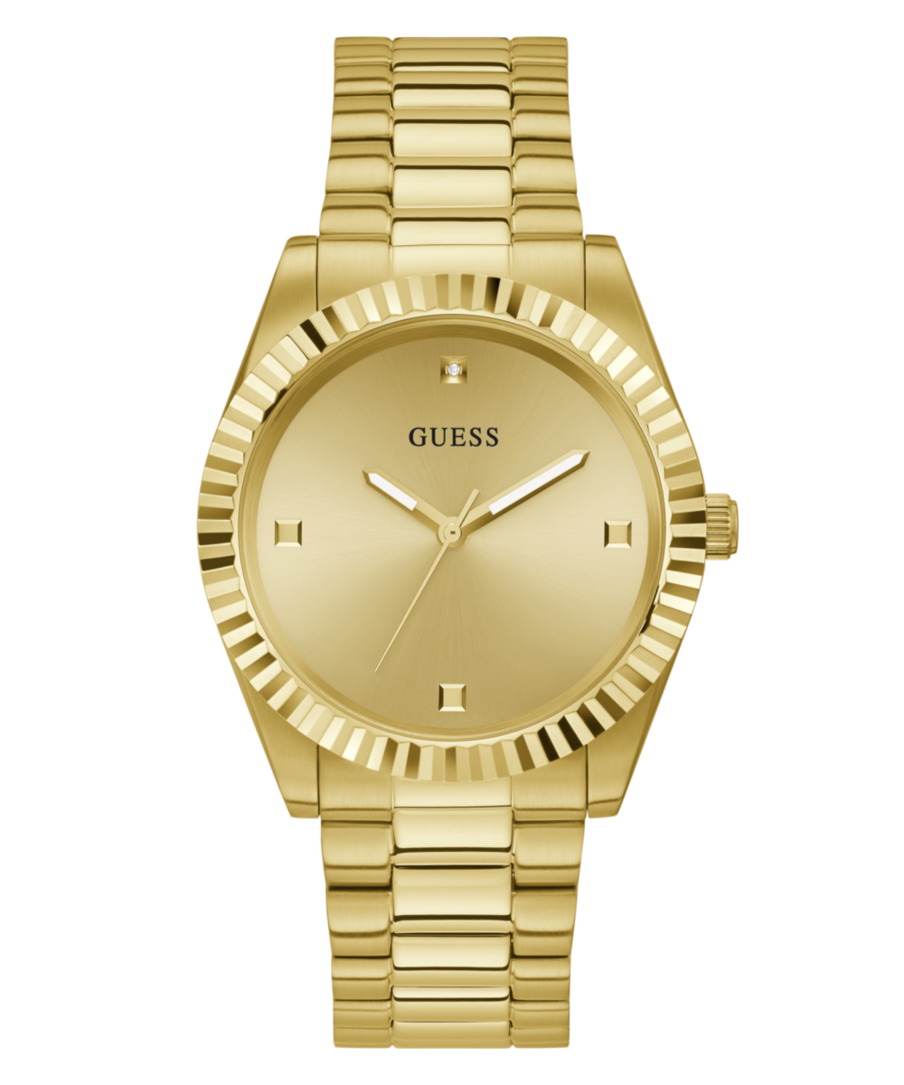 Guess Connoisseur Champagne Round Dial Analog Men Watch