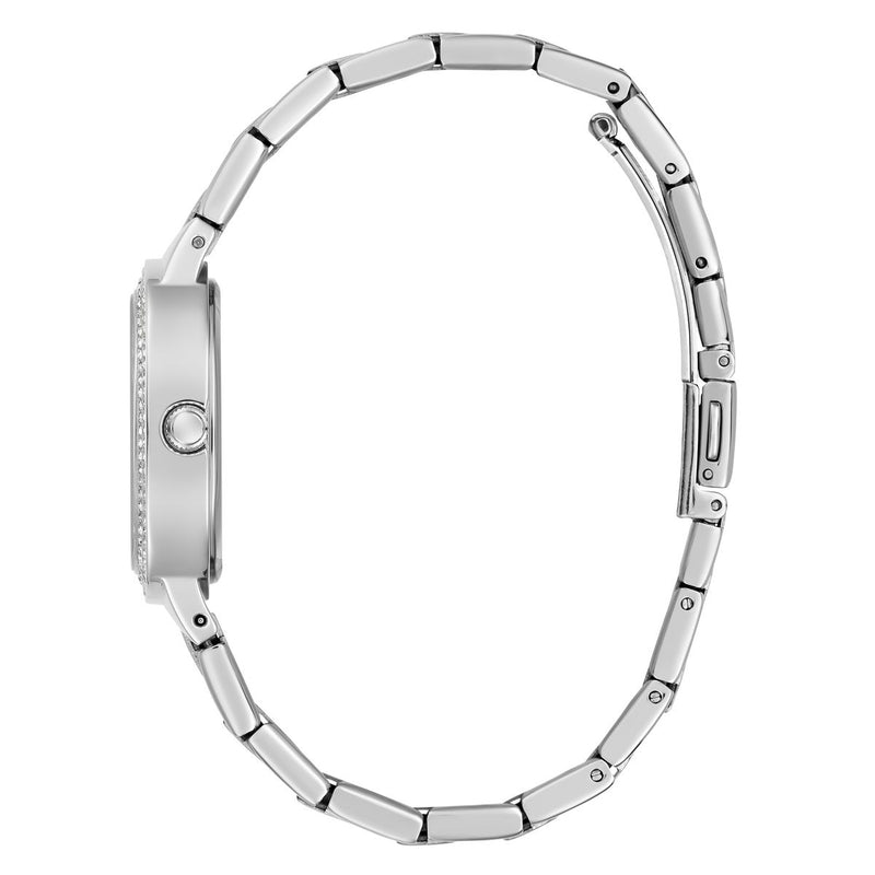 Guess Silver Square Dial Quartz Analog Women Watch Watch Guess
