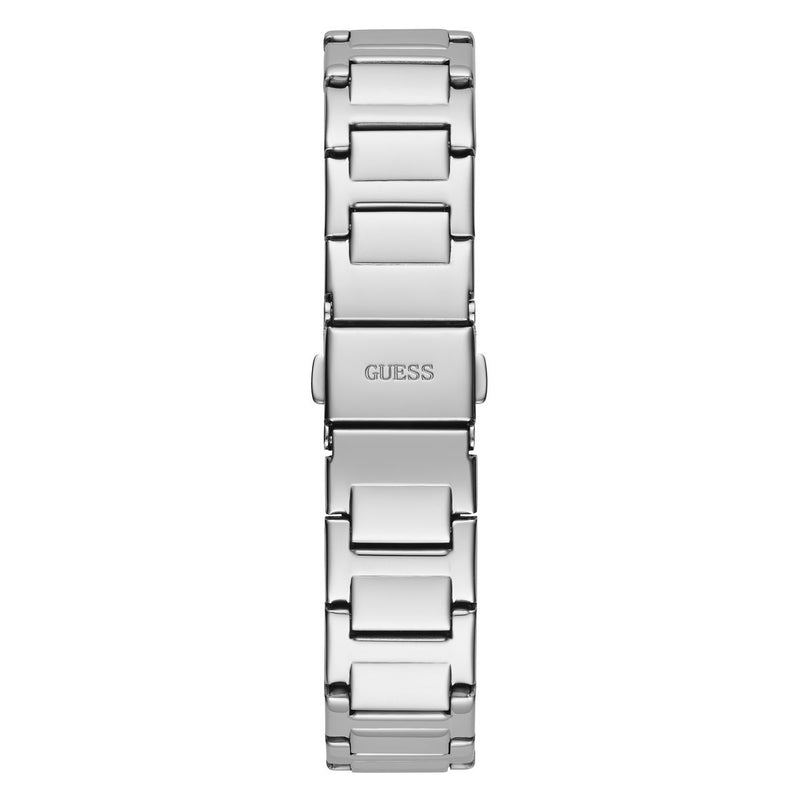 Guess Silver Square Dial Quartz Analog Women Watch Watch Guess