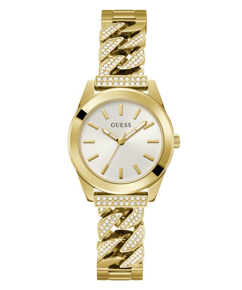 Guess Gb Serena White Round Dial Quartz Analog Women Watch Watch Guess