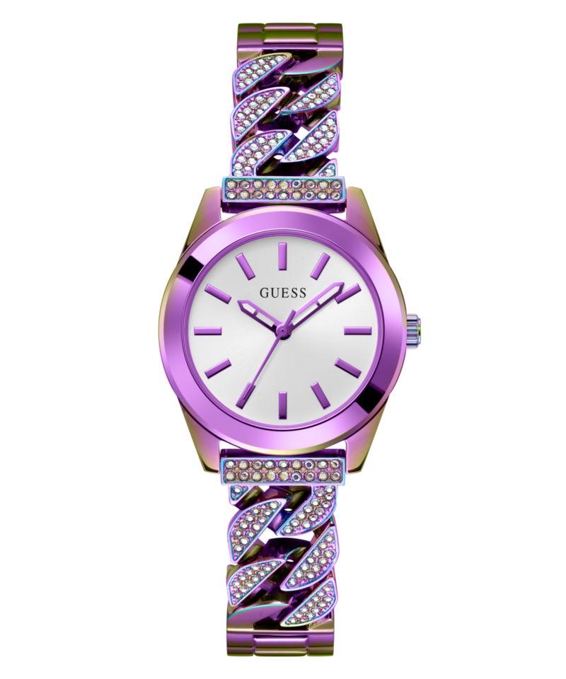 Guess Gb Serena Silver Tone Round Dial Quartz Analog Women Watch Watch Guess