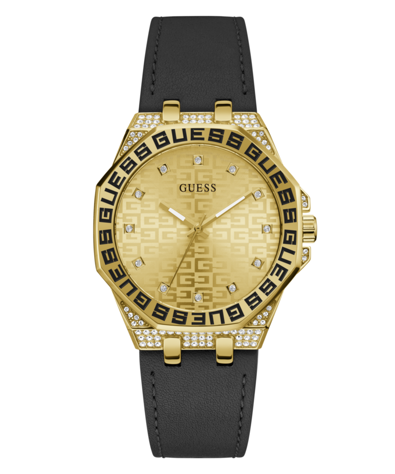 Guess Insignia Champagne Round Dial Analog Women Watch Watch Guess
