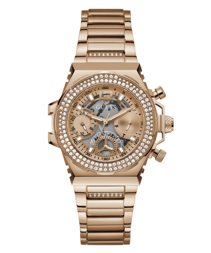 Guess Fusion Rose gold Round Dial Multi-function Women Watch Watch Guess