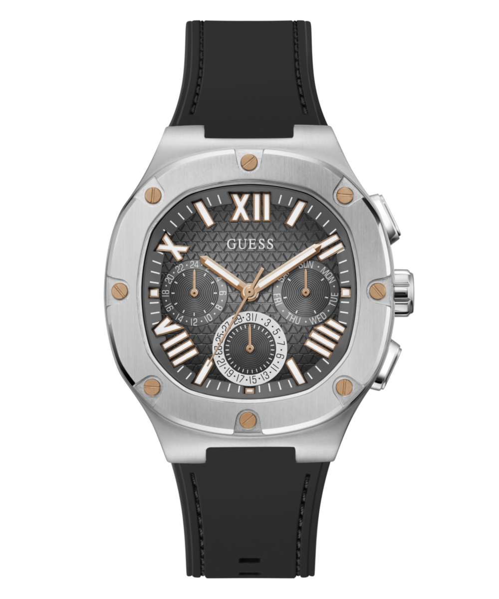 GUESS Gunmetal Square Dial Analog Men's Watch - GW0571G1