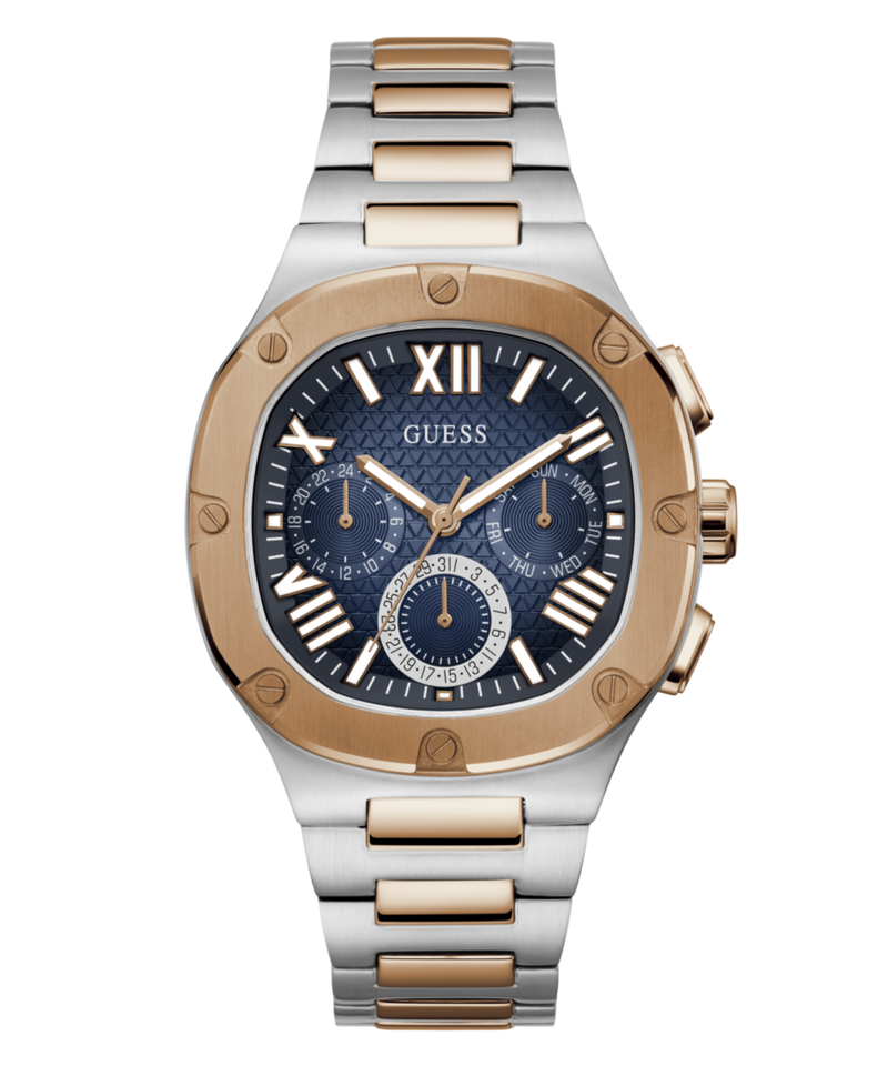 Guess Headline Multicolor Square Dial Multi-function Men Watch Watch Guess