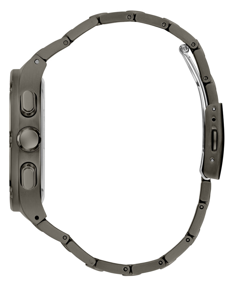 Guess Headline Gunmetal Square Dial Multi-function Men Watch Watch Guess