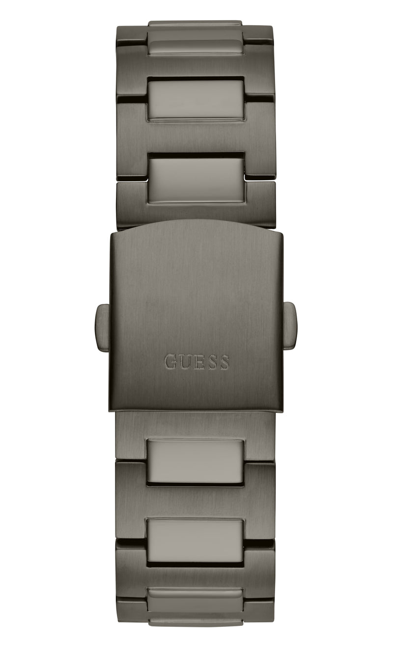Guess Headline Gunmetal Square Dial Multi-function Men Watch Watch Guess