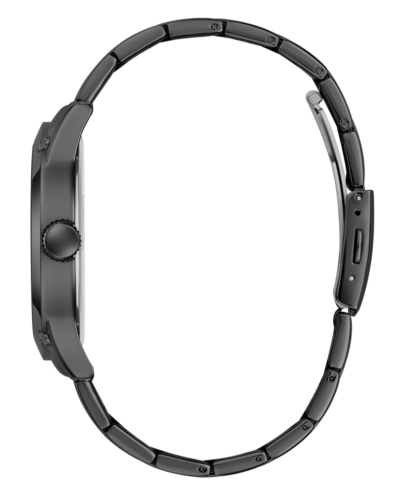 Guess Crescent Black Round Dial Analog Men Watch Watch Guess
