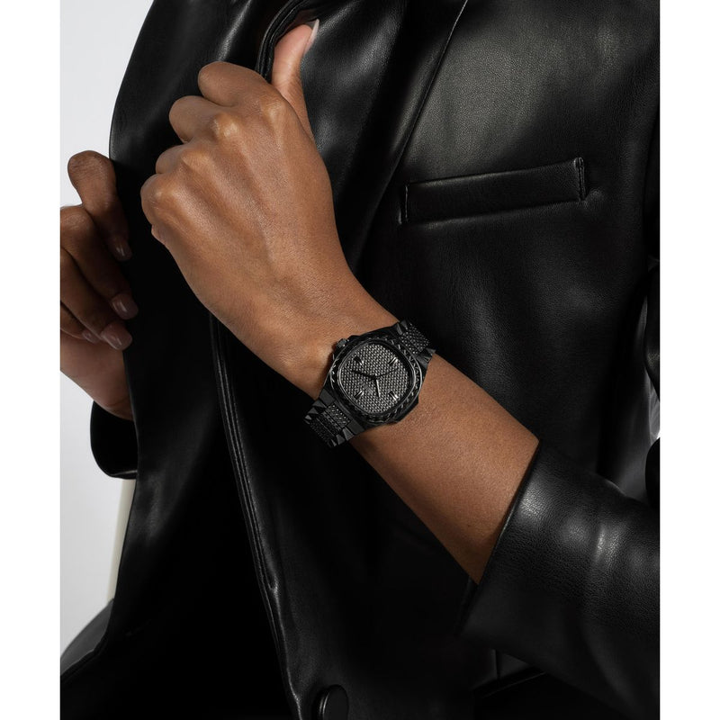 Guess Black Square Dial Quartz Analog Women Watch Watch Guess