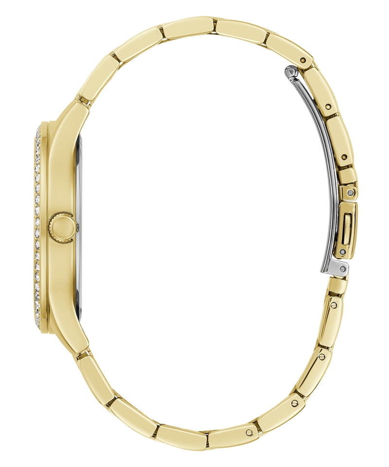Guess Trend Champagne Round Dial Analog Women Watch Watch Guess