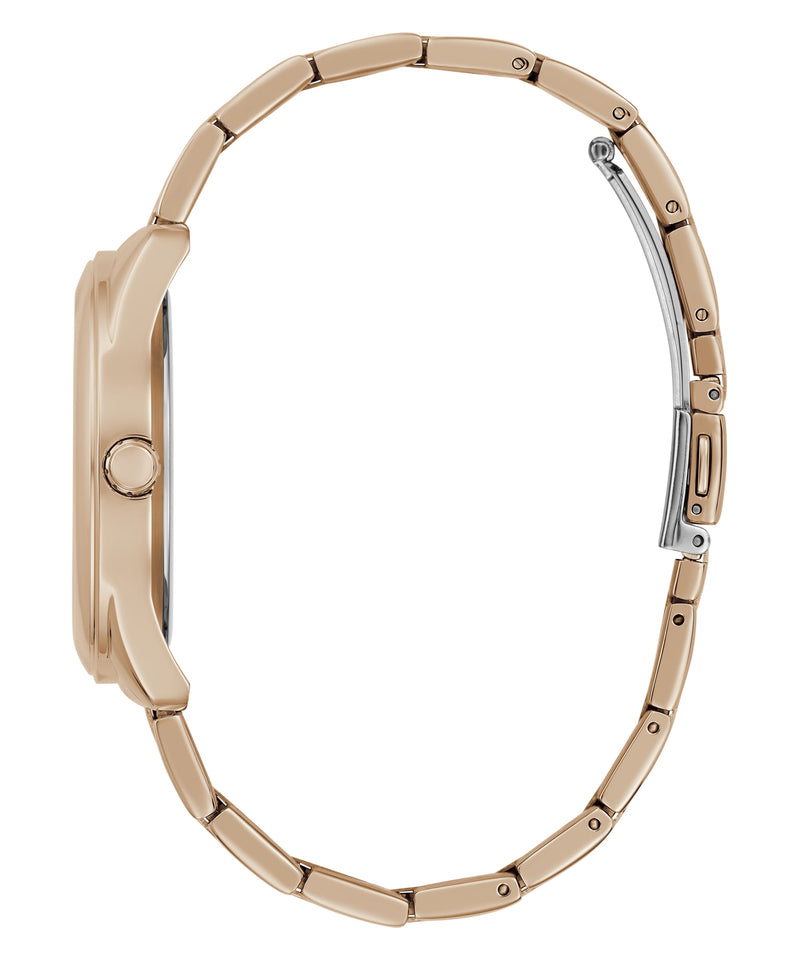 Guess Cubed Rose gold Round Dial Analog Women Watch Watch Guess