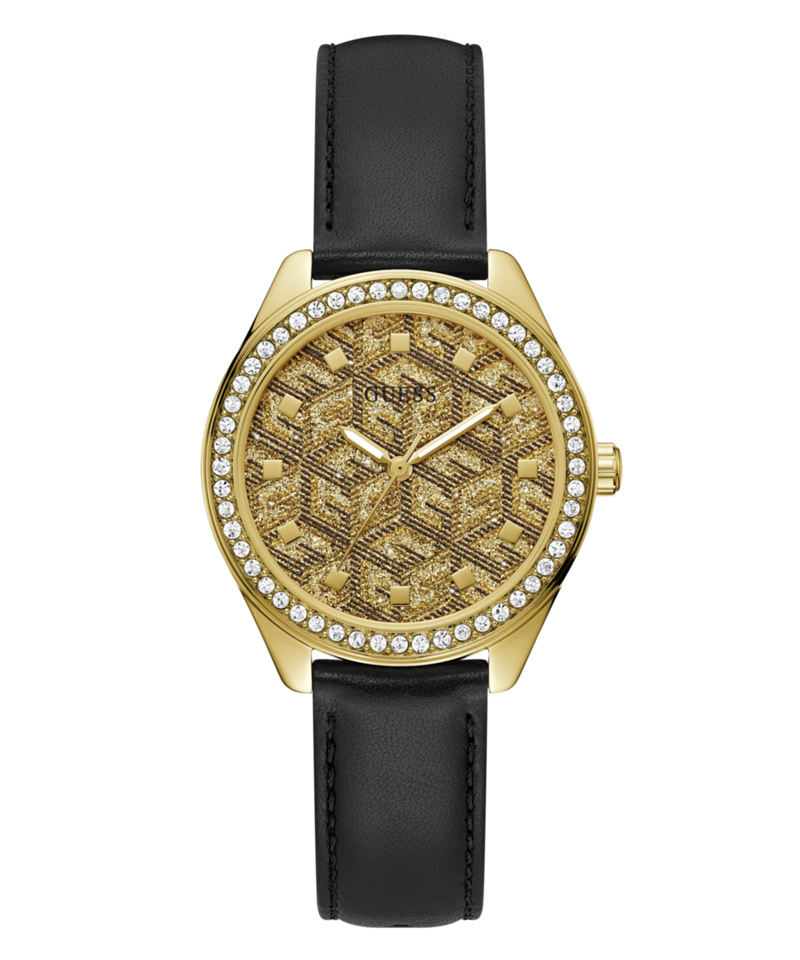 Guess Trend Gold Round Dial Analog Women Watch Watch Guess