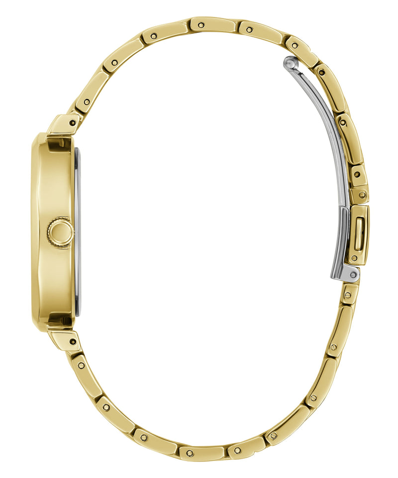 Guess Rumour Champagne Round Dial Analog Women Watch Watch Guess