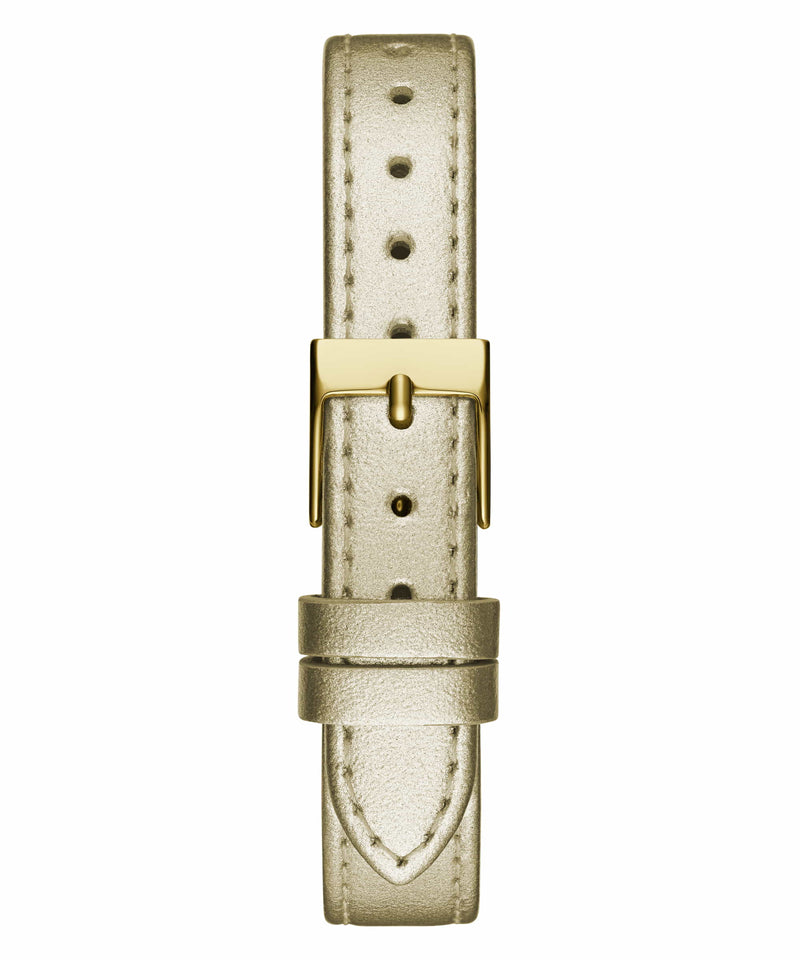 Guess Array Champagne Round Dial Analog Women Watch Watch Guess