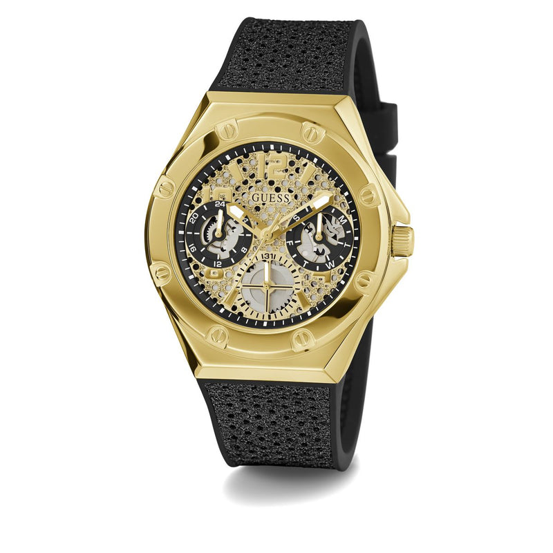 Guess Asteria Gold Round Dial Multi-function Women Watch Watch Guess