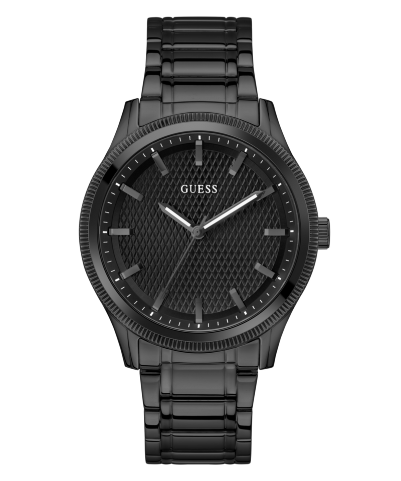 Guess Black Round Dial Analog Men Watch Watch Guess