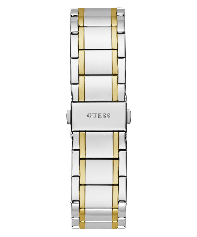 Guess Silver Round Dial Analog Men Watch Watch Guess