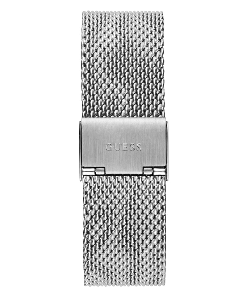 Guess Silver Round Dial Analog Men Watch Watch Guess