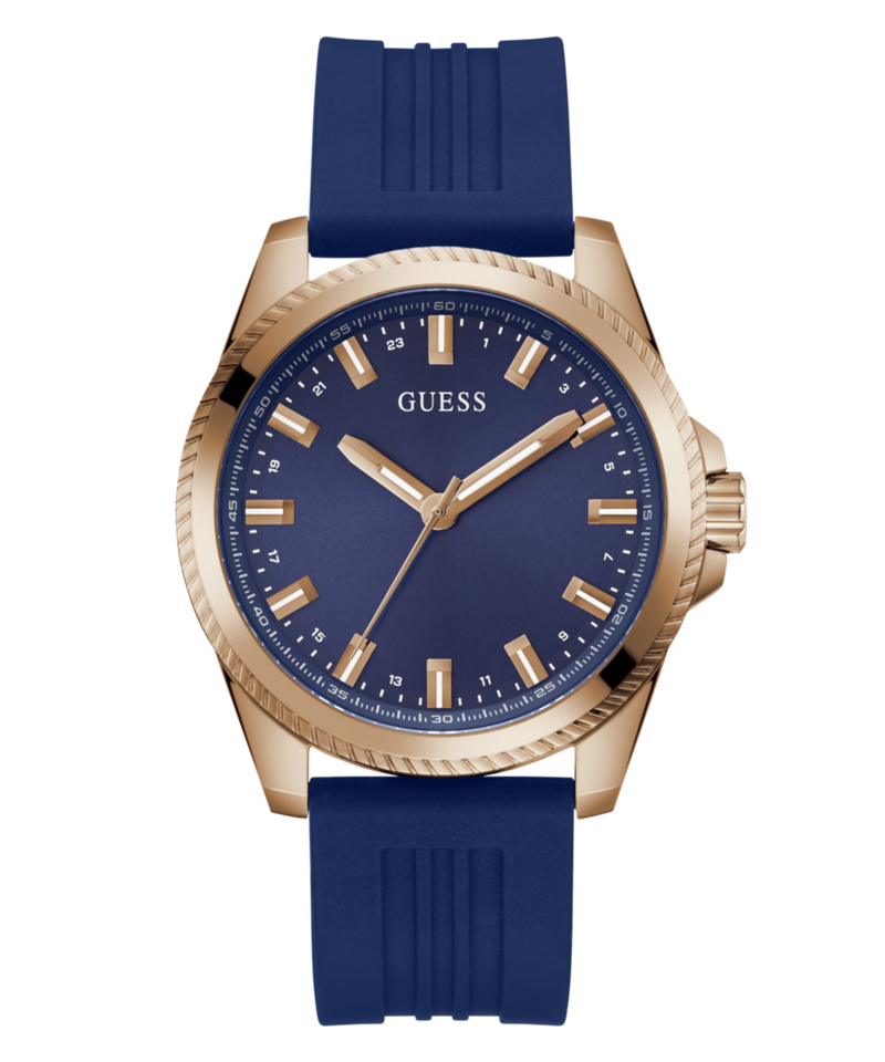 Guess Rose gold Round Dial Analog Men Watch Watch Guess