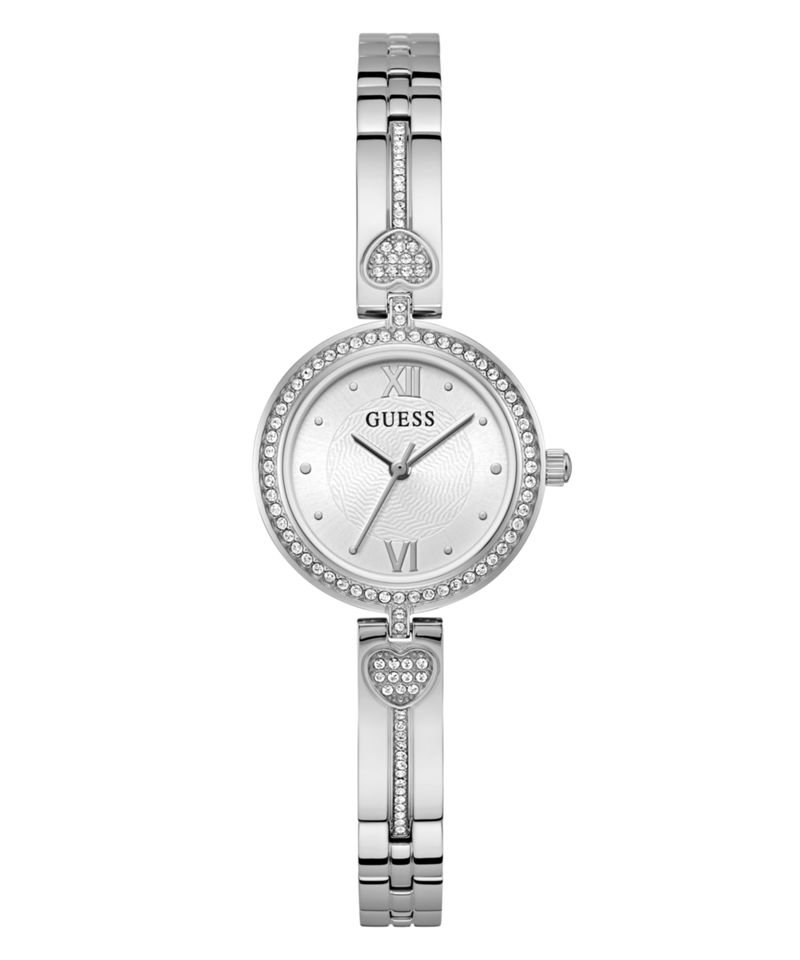 Guess Gb Lovey White Round Dial Quartz Analog Women Watch Watch Guess