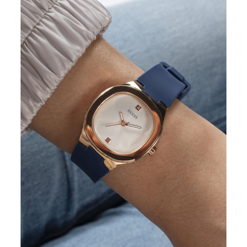 Guess Eve White Square Dial Quartz Analog Women Watch Watch Guess