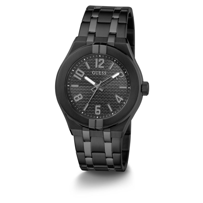 Guess Black Round Dial Quartz Analog Men Watch Watch Guess