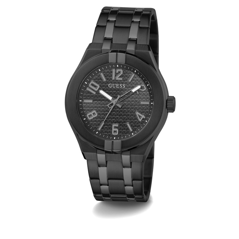 Guess Black Round Dial Quartz Analog Men Watch Watch Guess