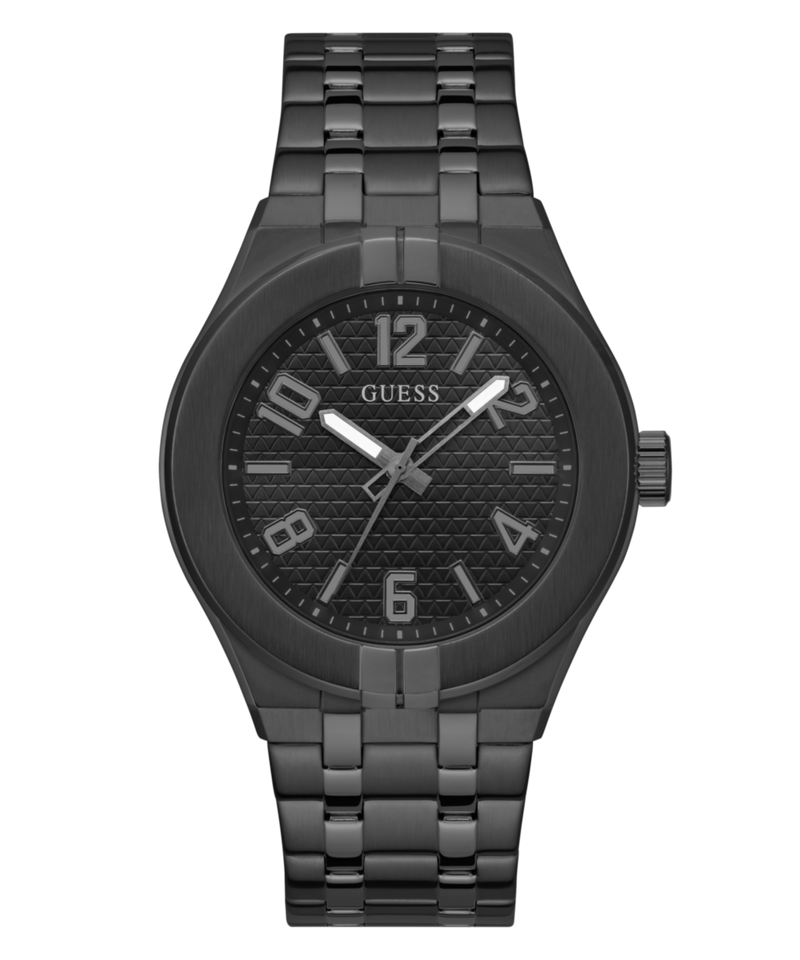 Guess Black Round Dial Quartz Analog Men Watch Watch Guess