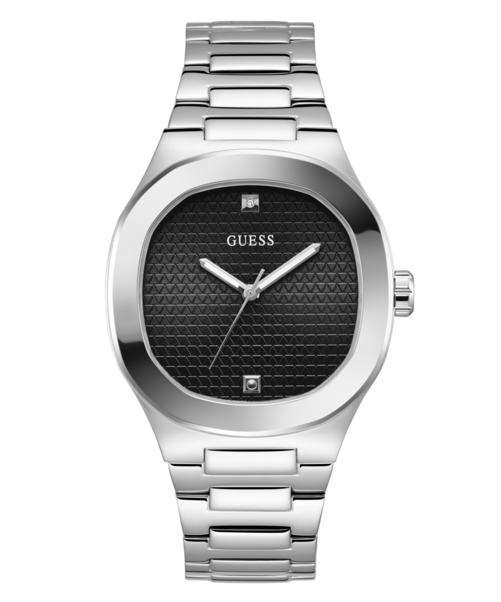 Guess Headline Black Square Dial Quartz Analog Men Watch