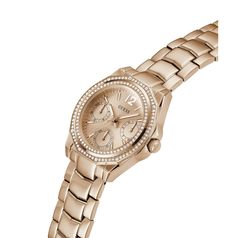 Guess Ritzy Rose gold Round Dial Quartz Analog Women Watch Watch Guess