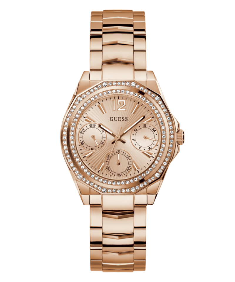 Guess Ritzy Rose gold Round Dial Quartz Analog Women Watch Watch Guess