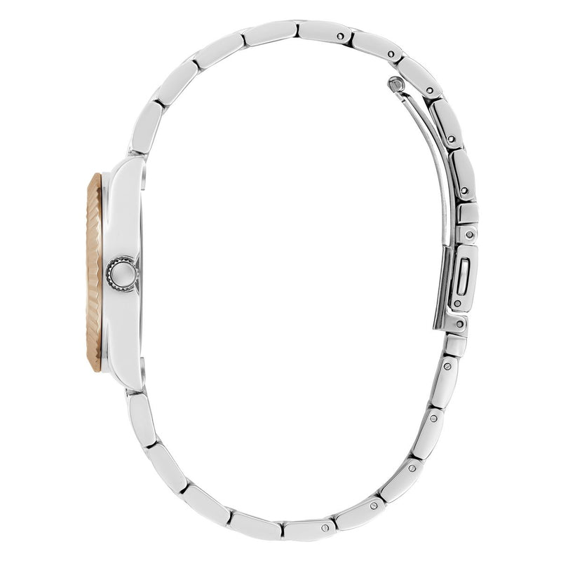 Guess Mini Luna Silver Round Dial Quartz Analog Women Watch Watch Guess
